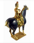 Terracotta Horse with Rider-5. Asian & Chinese Furniture, Art, Antiques, Vintage Home Décor for sale at FEA Home