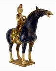 Terracotta Horse with Rider-6. Asian & Chinese Furniture, Art, Antiques, Vintage Home Décor for sale at FEA Home
