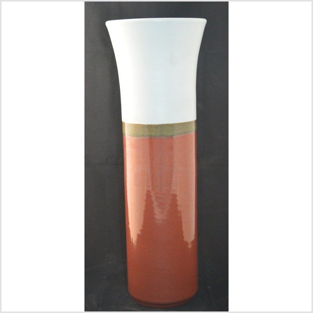 Thai Artisan Ceramic Vase-3. Asian & Chinese Furniture, Art, Antiques, Vintage Home Décor for sale at FEA Home