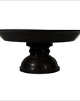 Thai Cylindrical Bronze Cake Stand with Dark Patina from the Late 20th Century-2. Asian & Chinese Furniture, Art, Antiques, Vintage Home Décor for sale at FEA Home