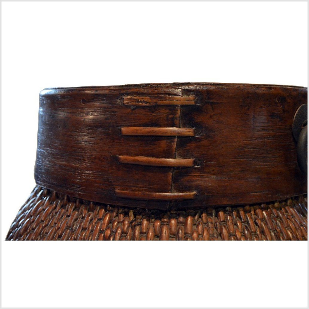 Thai Grain Basket-4. Asian & Chinese Furniture, Art, Antiques, Vintage Home Décor for sale at FEA Home