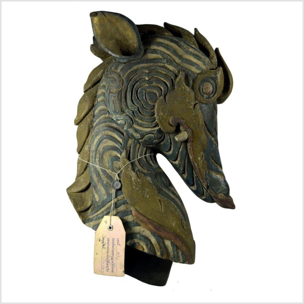 Thai Hand Carved Temple Beast-6. Asian & Chinese Furniture, Art, Antiques, Vintage Home Décor for sale at FEA Home