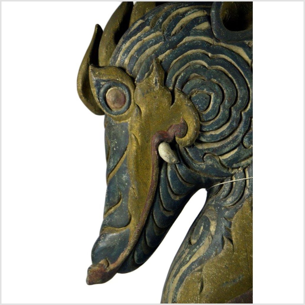 Thai Hand Carved Temple Beast-7. Asian & Chinese Furniture, Art, Antiques, Vintage Home Décor for sale at FEA Home