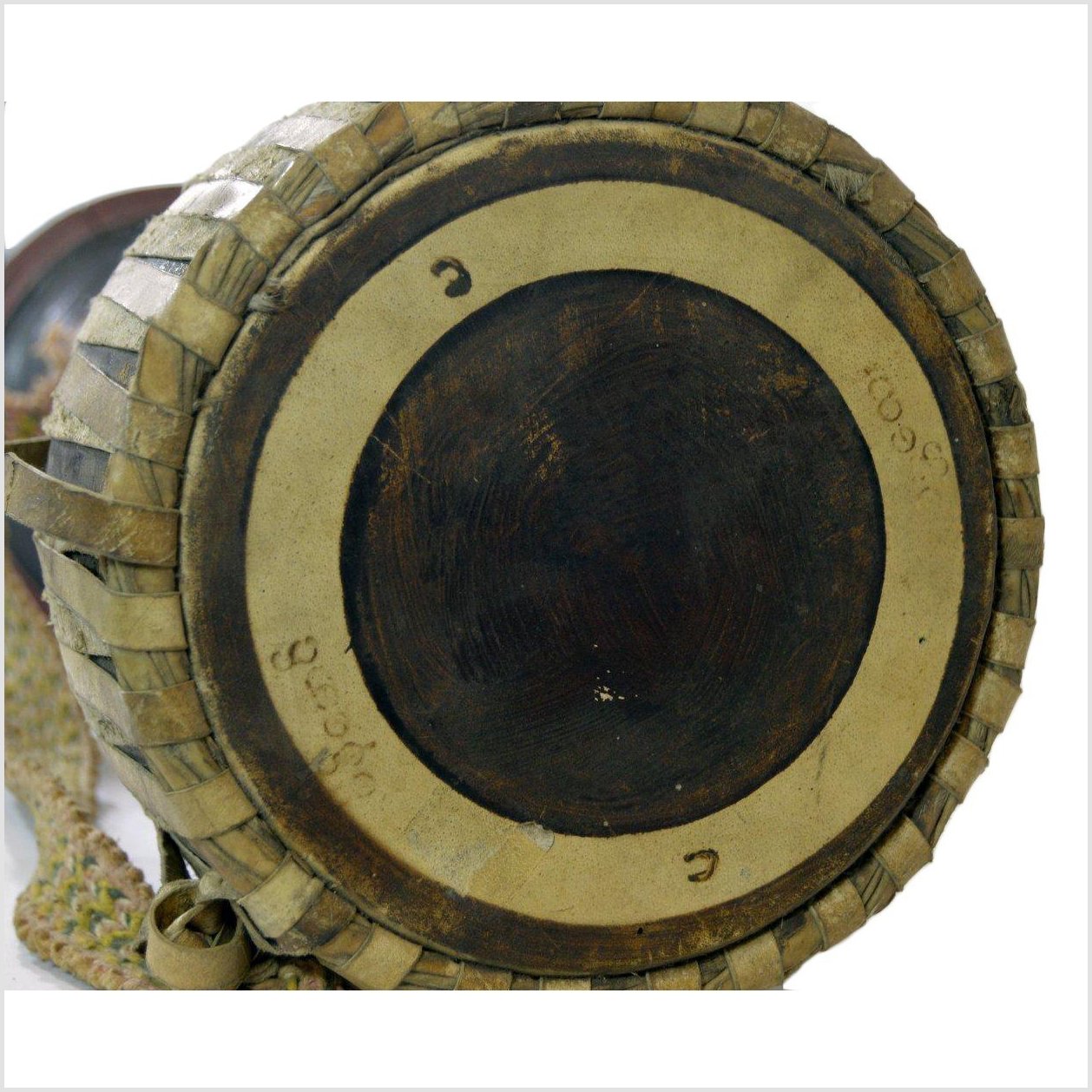 Thai Tribal Bongo Drum-7. Asian & Chinese Furniture, Art, Antiques, Vintage Home Décor for sale at FEA Home
