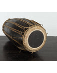 Thai Wood and Leather Klong Khaek Processional Drum with Distressed Appearance-4. Asian & Chinese Furniture, Art, Antiques, Vintage Home Décor for sale at FEA Home