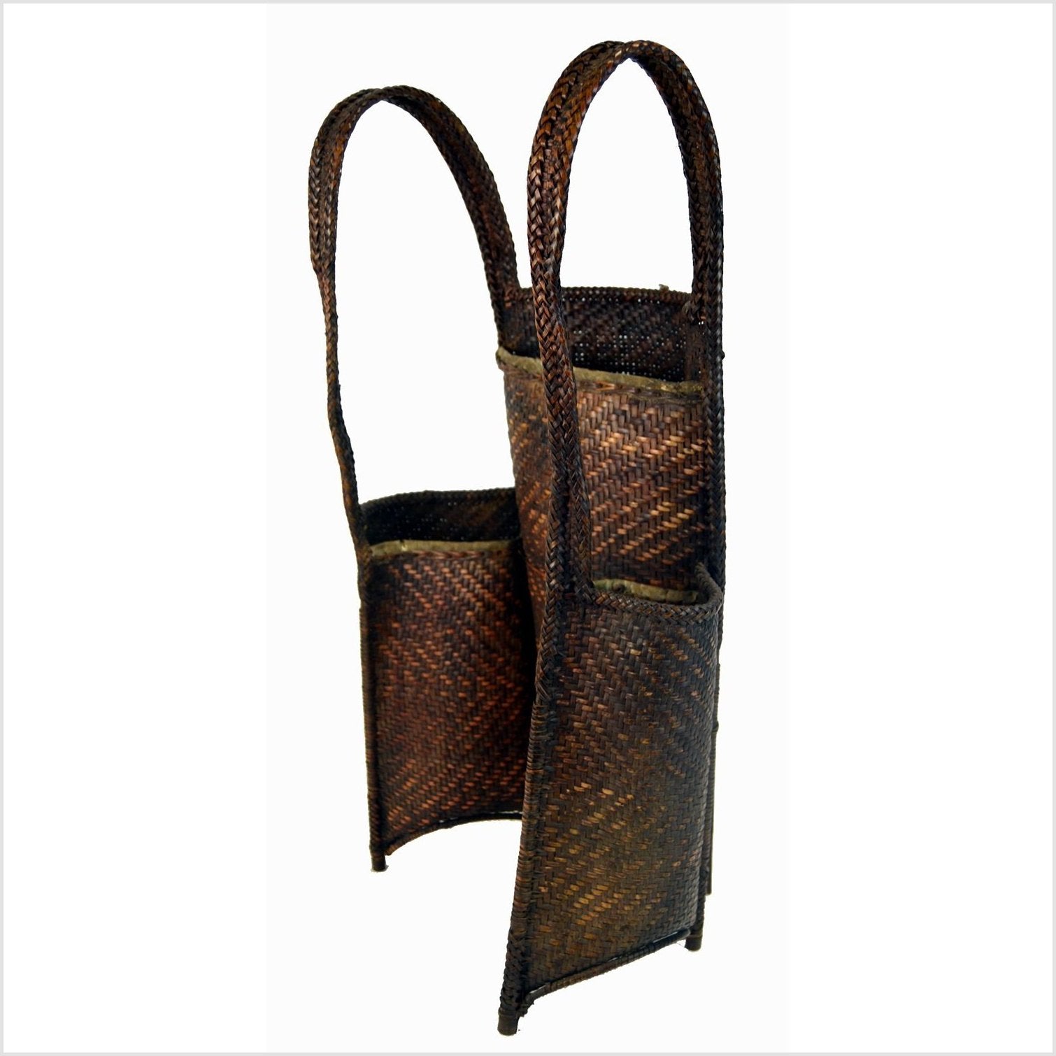 Thai Woven Rattan Basket-3. Asian & Chinese Furniture, Art, Antiques, Vintage Home Décor for sale at FEA Home
