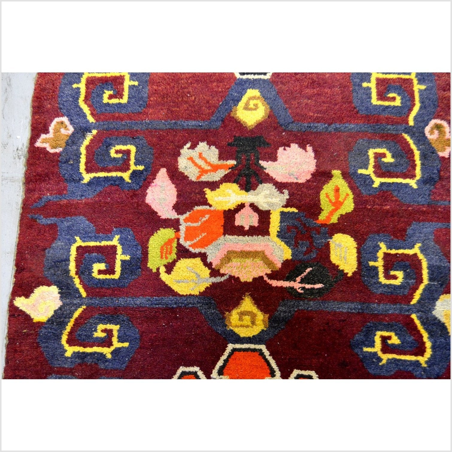 Tibetan Area Rug-5. Asian & Chinese Furniture, Art, Antiques, Vintage Home Décor for sale at FEA Home