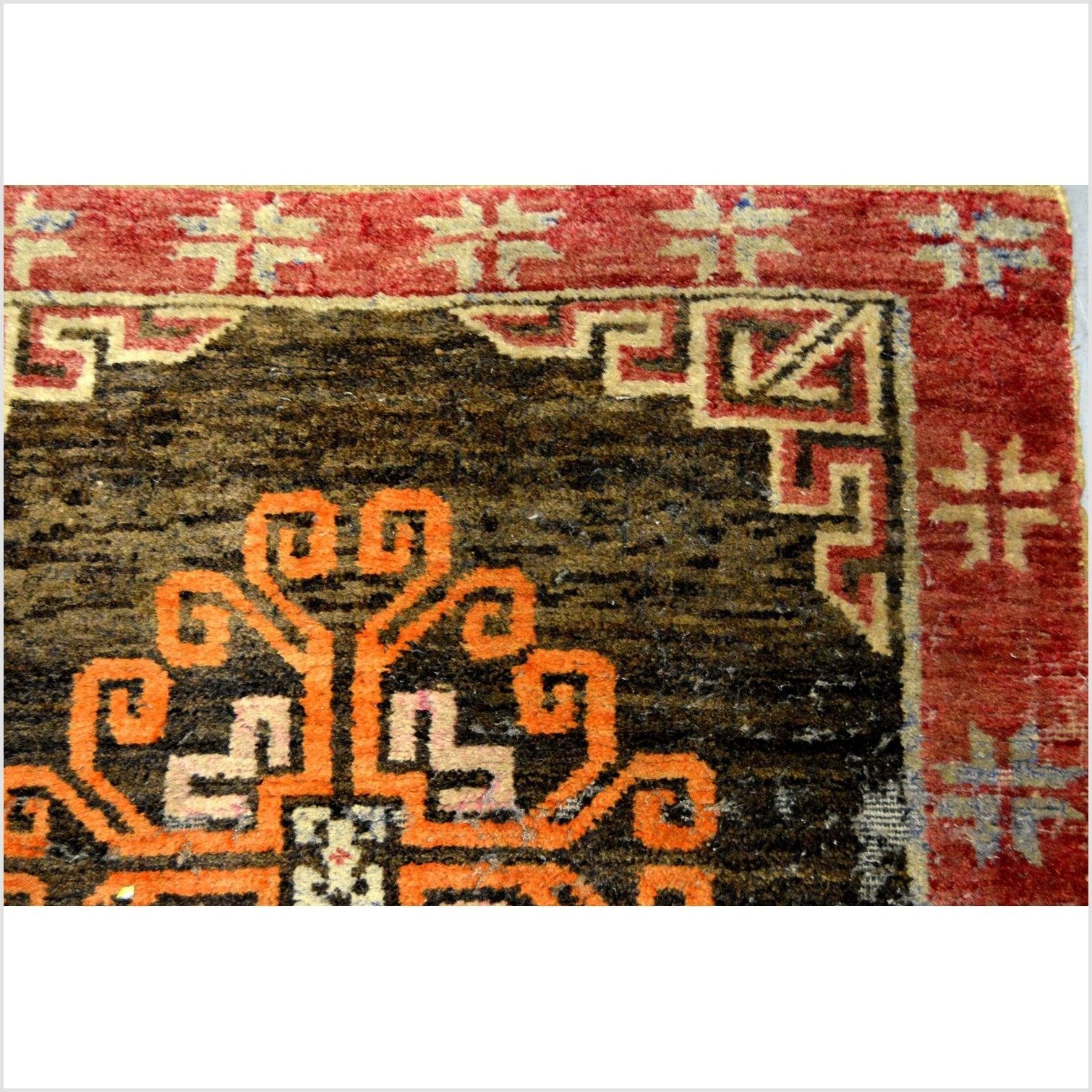 Tibetan Praying Rug-3. Asian & Chinese Furniture, Art, Antiques, Vintage Home Décor for sale at FEA Home