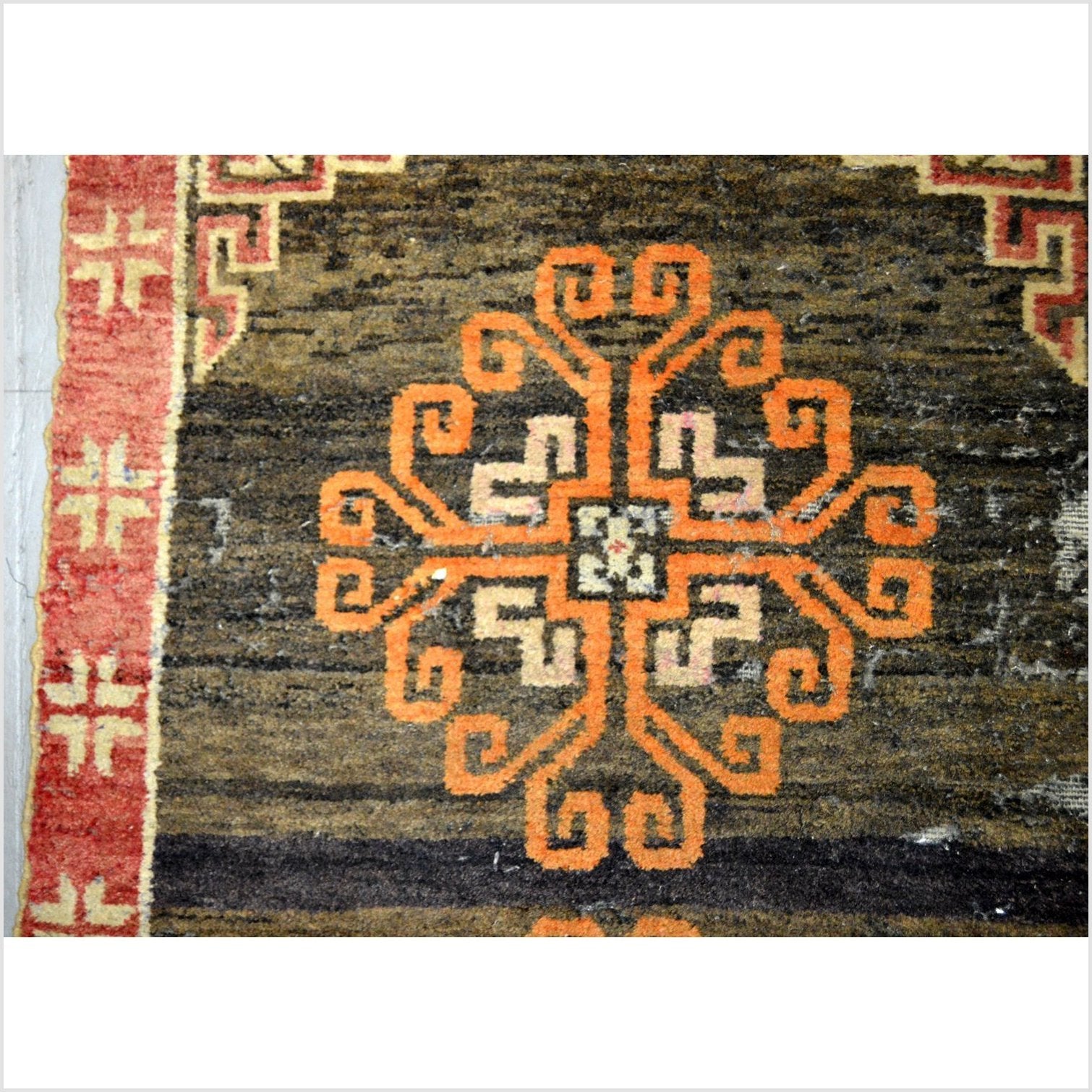 Tibetan Praying Rug-4. Asian & Chinese Furniture, Art, Antiques, Vintage Home Décor for sale at FEA Home
