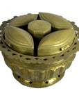 Tiered Betel Nut Brass Box-6. Asian & Chinese Furniture, Art, Antiques, Vintage Home Décor for sale at FEA Home