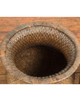 Two Oversized Chinese Rattan Grain Baskets with Flaring Necks, Sold Each-13. Asian & Chinese Furniture, Art, Antiques, Vintage Home Décor for sale at FEA Home