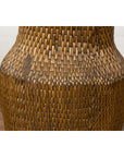 Two Oversized Chinese Rattan Grain Baskets with Flaring Necks, Sold Each-7. Asian & Chinese Furniture, Art, Antiques, Vintage Home Décor for sale at FEA Home
