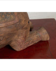 Two Vintage Thai Handmade Carved and Painted Elephant Sculptures from Chiang Mai-12. Asian & Chinese Furniture, Art, Antiques, Vintage Home Décor for sale at FEA Home