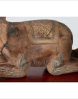 Two Vintage Thai Handmade Carved and Painted Elephant Sculptures from Chiang Mai-13. Asian & Chinese Furniture, Art, Antiques, Vintage Home Décor for sale at FEA Home