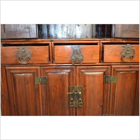 Antique Cabinet with Original Hardware-YN1045-10. Asian & Chinese Furniture, Art, Antiques, Vintage Home Décor for sale at FEA Home