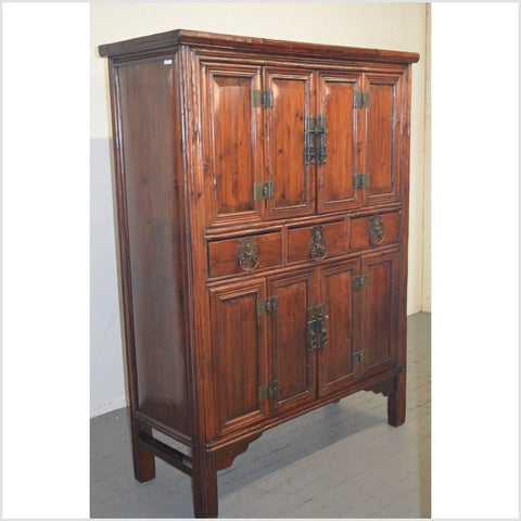 Antique Cabinet with Original Hardware-YN1045-2. Asian & Chinese Furniture, Art, Antiques, Vintage Home Décor for sale at FEA Home