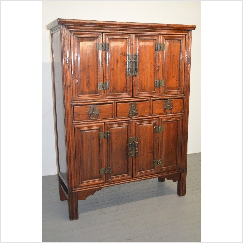 Antique Cabinet with Original Hardware-3. Asian & Chinese Furniture, Art, Antiques, Vintage Home Décor for sale at FEA Home