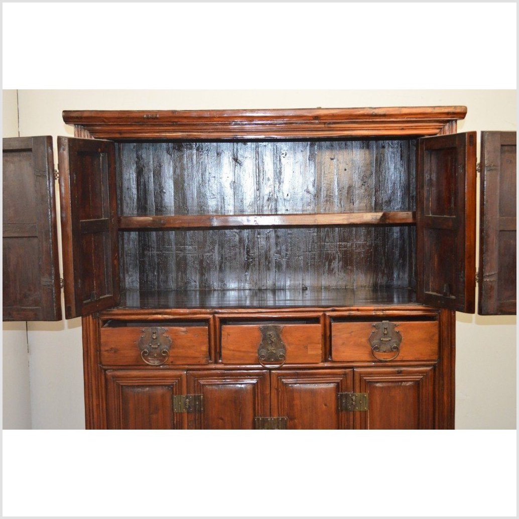 Antique Cabinet with Original Hardware-8. Asian & Chinese Furniture, Art, Antiques, Vintage Home Décor for sale at FEA Home