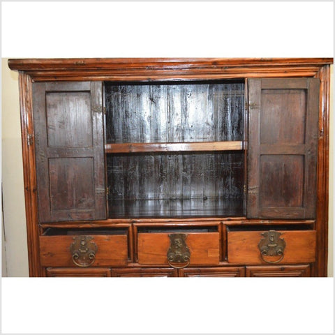 Antique Cabinet with Original Hardware-YN1045-9. Asian & Chinese Furniture, Art, Antiques, Vintage Home Décor for sale at FEA Home