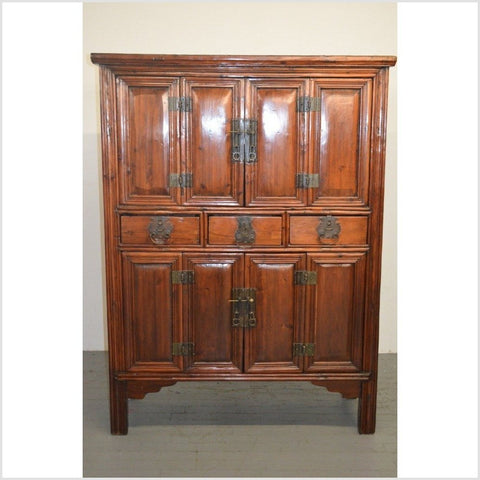 Antique Cabinet with Original Hardware-YN1045-1. Asian & Chinese Furniture, Art, Antiques, Vintage Home Décor for sale at FEA Home
