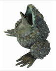 Verde Gris Bronze Pond Frog-8. Asian & Chinese Furniture, Art, Antiques, Vintage Home Décor for sale at FEA Home