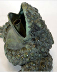 Verde Gris Bronze Pond Frog-9. Asian & Chinese Furniture, Art, Antiques, Vintage Home Décor for sale at FEA Home