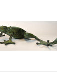 Verde Gris Bronze Pond Frog-4. Asian & Chinese Furniture, Art, Antiques, Vintage Home Décor for sale at FEA Home