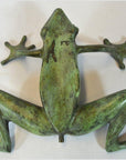 Verde Gris Bronze Pond Frog-9. Asian & Chinese Furniture, Art, Antiques, Vintage Home Décor for sale at FEA Home