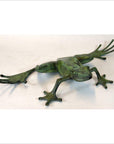 Verde Gris Bronze Pond Frog-1. Asian & Chinese Furniture, Art, Antiques, Vintage Home Décor for sale at FEA Home