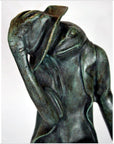 Verde Gris Bronze Pond Frog - "Michelle"-8. Asian & Chinese Furniture, Art, Antiques, Vintage Home Décor for sale at FEA Home