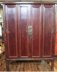 Very Large Original Finish Four Door Cabinet-1. Asian & Chinese Furniture, Art, Antiques, Vintage Home Décor for sale at FEA Home