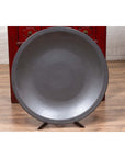 Vintage Cobalt Grey Ceramic Charger Plate, Three Available-10. Asian & Chinese Furniture, Art, Antiques, Vintage Home Décor for sale at FEA Home