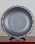 Vintage Cobalt Grey Ceramic Charger Plate, Three Available-2. Asian & Chinese Furniture, Art, Antiques, Vintage Home Décor for sale at FEA Home