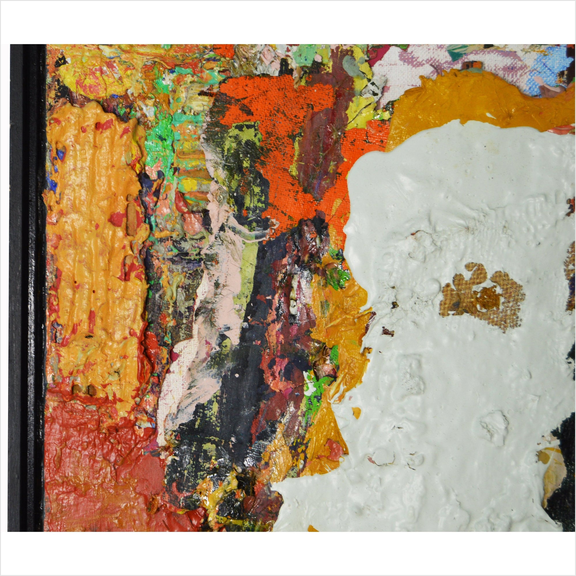 Vintage Abstract Oil Painting-4. Asian & Chinese Furniture, Art, Antiques, Vintage Home Décor for sale at FEA Home