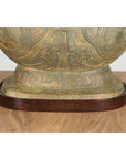 Vintage Bronze Chinese Hu Vessel Inspired Table Lamp, SKU , image 15