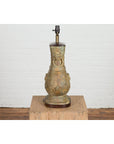 Vintage Bronze Chinese Hu Vessel Inspired Table Lamp, SKU , image 2
