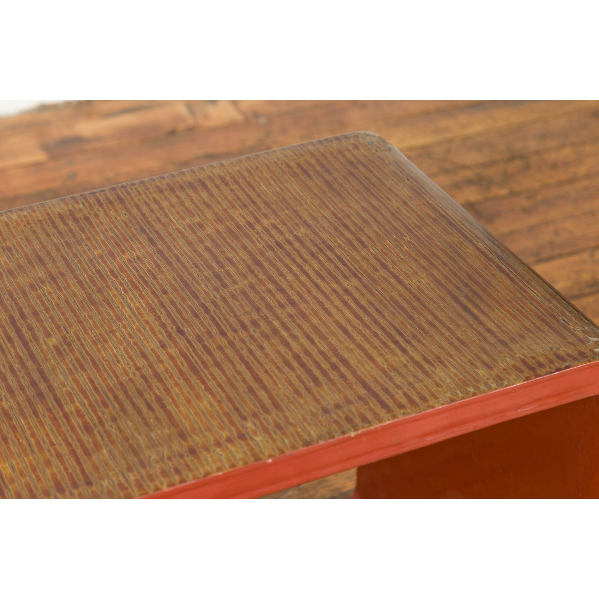Vintage Burmese Negora Lacquer Japanese Inspired Design Waterfall Coffee Table-12. Asian & Chinese Furniture, Art, Antiques, Vintage Home Décor for sale at FEA Home