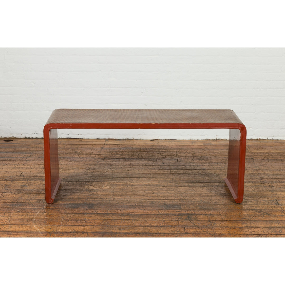 Vintage Burmese Negora Lacquer Japanese Inspired Design Waterfall Coffee Table-6. Asian & Chinese Furniture, Art, Antiques, Vintage Home Décor for sale at FEA Home