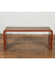 Vintage Burmese Negora Lacquer Japanese Inspired Design Waterfall Coffee Table-6. Asian & Chinese Furniture, Art, Antiques, Vintage Home Décor for sale at FEA Home
