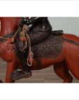Vintage Burmese Polychrome Carved Wooden Statue of a Warrior on his Horse-10. Asian & Chinese Furniture, Art, Antiques, Vintage Home Décor for sale at FEA Home
