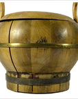 Vintage Chinese Bamboo Basket-4. Asian & Chinese Furniture, Art, Antiques, Vintage Home Décor for sale at FEA Home