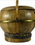 Vintage Chinese Bamboo Basket-5. Asian & Chinese Furniture, Art, Antiques, Vintage Home Décor for sale at FEA Home