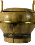 Vintage Chinese Bamboo Basket-6. Asian & Chinese Furniture, Art, Antiques, Vintage Home Décor for sale at FEA Home