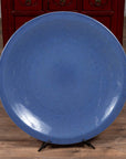 Vintage Blue Celadon Ceramic Charger Plate-3. Asian & Chinese Furniture, Art, Antiques, Vintage Home Décor for sale at FEA Home