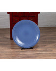 Vintage Blue Celadon Ceramic Charger Plate-4. Asian & Chinese Furniture, Art, Antiques, Vintage Home Décor for sale at FEA Home