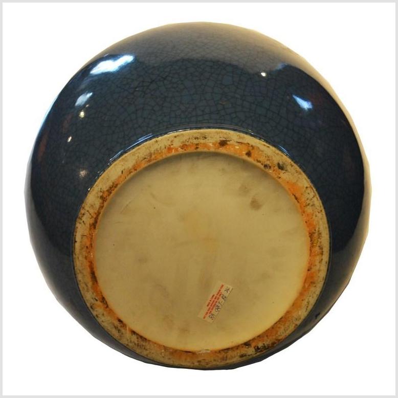 Vintage Chinese Blue Crackle Celadon Vase-5. Asian & Chinese Furniture, Art, Antiques, Vintage Home Décor for sale at FEA Home