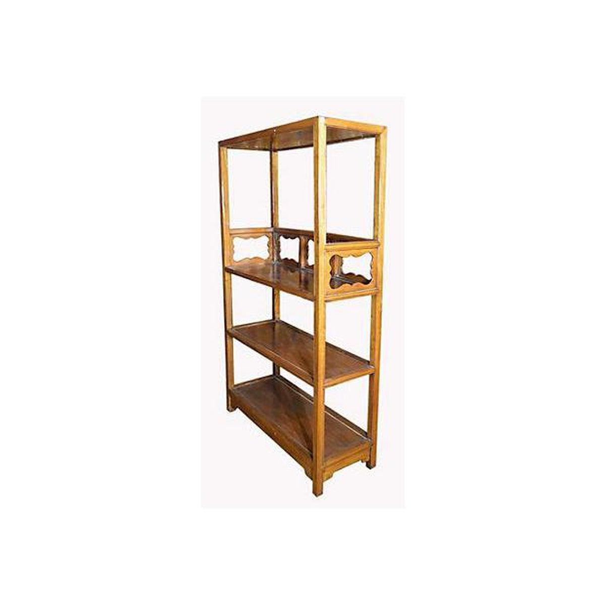 Vintage Chinese Bookcase with Medallions-3. Asian & Chinese Furniture, Art, Antiques, Vintage Home Décor for sale at FEA Home