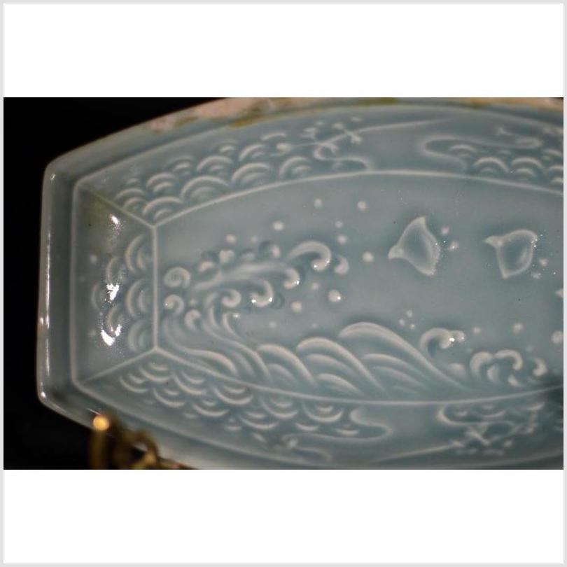 Vintage Chinese Celadon Dish / Bowl-3. Asian & Chinese Furniture, Art, Antiques, Vintage Home Décor for sale at FEA Home