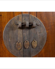 Vintage Chinese Elm Compound Wedding Wardrobe in Two Parts with Metal Hinges-13. Asian & Chinese Furniture, Art, Antiques, Vintage Home Décor for sale at FEA Home