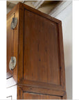Vintage Chinese Elm Compound Wedding Wardrobe in Two Parts with Metal Hinges-17. Asian & Chinese Furniture, Art, Antiques, Vintage Home Décor for sale at FEA Home